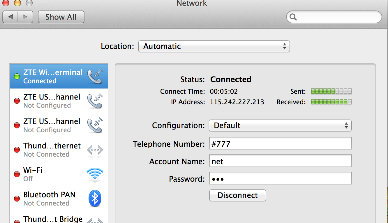 Zte 3g Modem Connection Software For Mac Os X